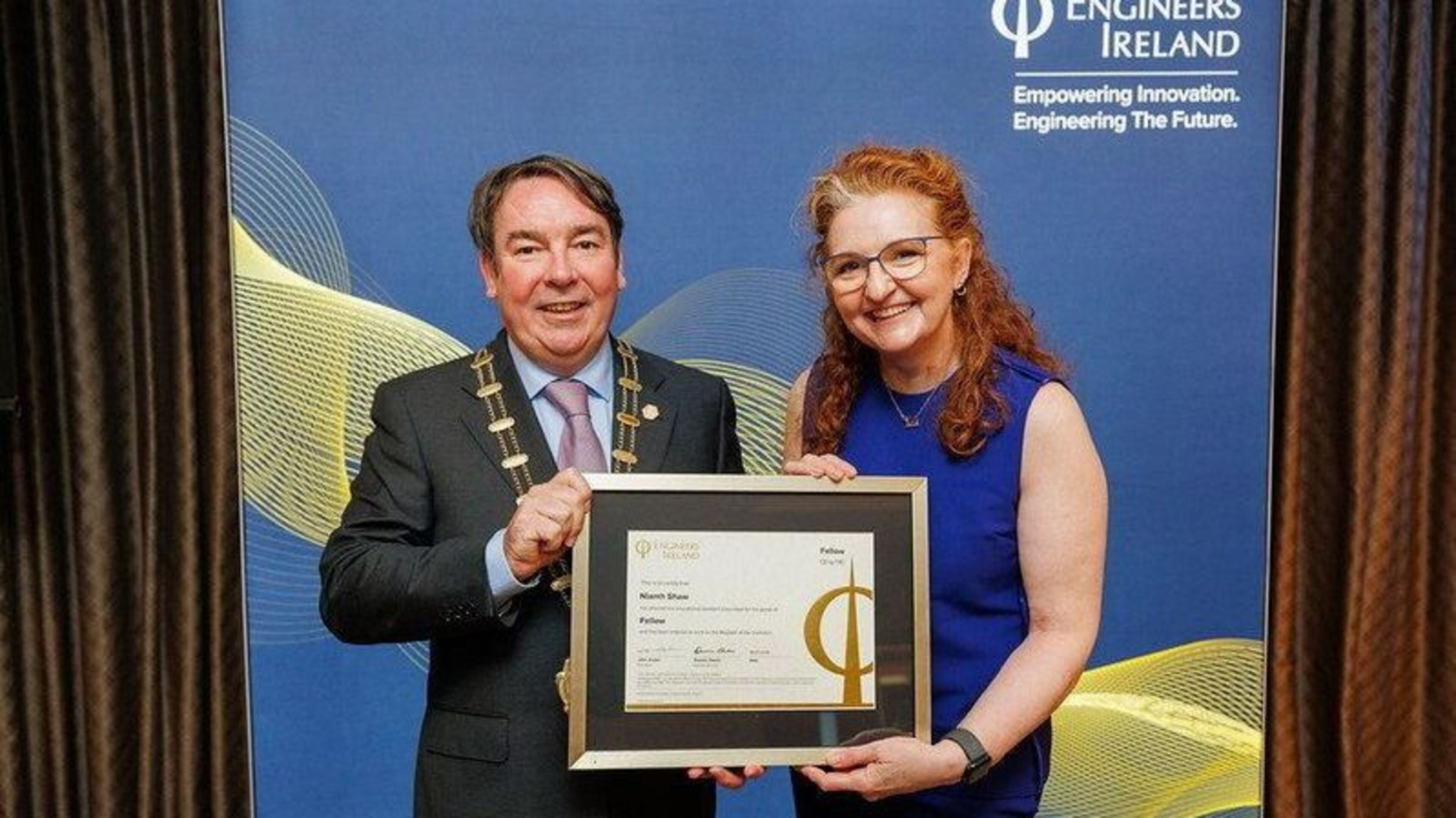 Dundalk’s Town Scientist Dr Niamh Shaw honoured by Engineers Ireland